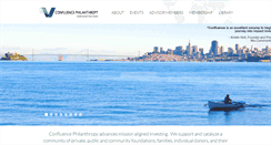 Desktop Screenshot of confluencephilanthropy.org